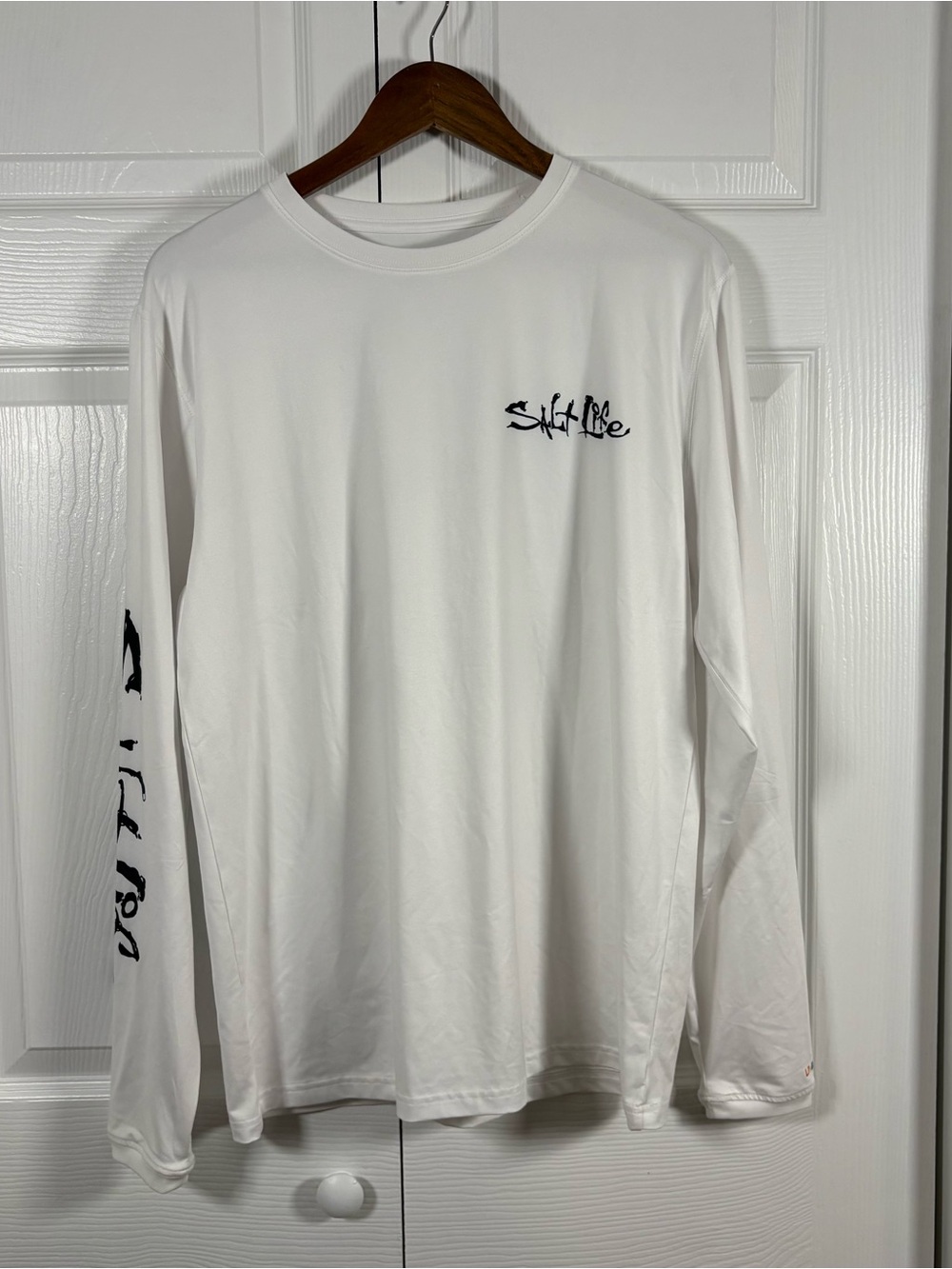 Salt Life UVAPOR Performance Tee M Hook Line & Sinker Fishing USA Long Sleeve